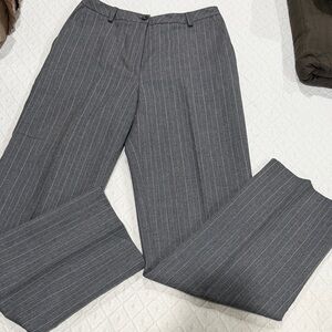Evan Picone Charcoal Pinstripe Dress Pants -4